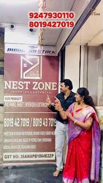 Nest zone pvc panels Bowenpally best interiors for walls, floors & ceilings 📞9247930110