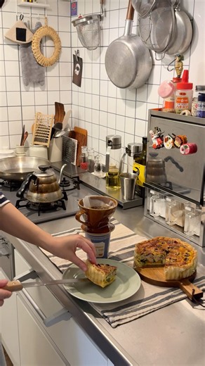 가을 맞이 단호박 키쉬🥧 秋のキッシュ
