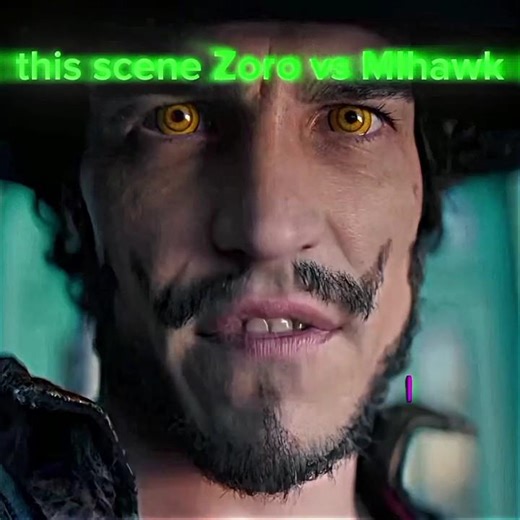 "Mihawk Toys With 🔥Zoro – Epic Sword Fight Scene (4K Remastered)"