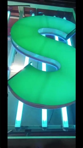 Rising glue ACP LED lights #3d letters #sorts