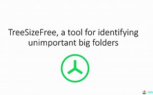 TreeSizeFree, 一款快速检查子文件夹磁盘空间的小工具