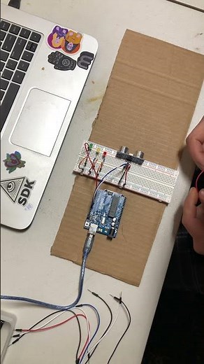 Arduino parking sensor assembly #arduinouno #arduinoproject #parksensor