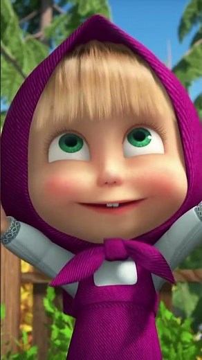 Let's make it rain! Try 1 🍄☂️ #MushroomRain #MashaAndTheBear #Shorts #cartoonforkids #kids