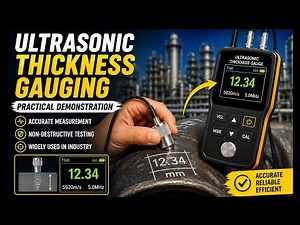 Ultrasonic Thickness Gauging – Full Practical Demo | NDT Training