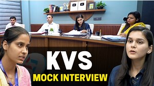 1.4M views · 10K reactions | KVS Mock Interview by Himanshi Singh | Let's LEARN | Facebook