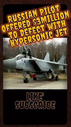 Russia Says UK & Ukraine Tried to Hijack a MiG-31 Jet — $3M Bribe Exposed #Russia #MiG31 #Kinzhal