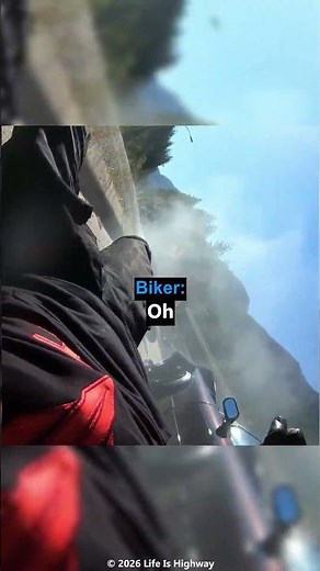 Biker Going the Wrong Way... Crashes Into Car! 😱