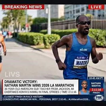 nathan martin Who won the 2026 LA Marathon? Full results