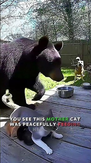 No One Expected the Cat to Do This... 😱 #shorts #kindness #heartwarming