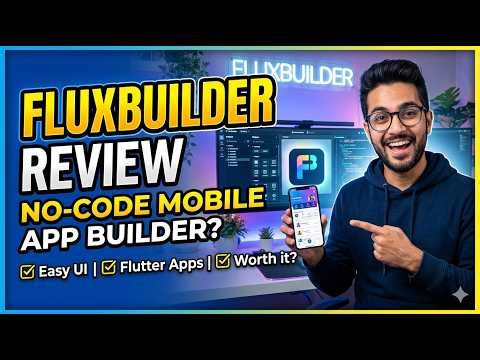 FluxBuilder Review 2026 🔥 Is This The Best Flutter App Builder? (Full Demo + Pros & Cons)