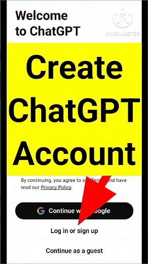 ChatGPT Account Create | How to Login or Sign Up Chat GPT App Account #shorts #shortvideo