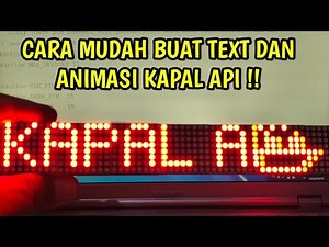 CARA CODING RUNNING TEXT DAN ANIMASI ARDUINO NANO