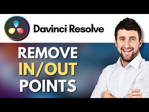 How To Remove In and Out Points in Davinci Resolve 18 | Clear In and Out Points | Tutorial