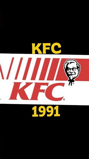 KFC Logo Evolution (1952–2025) 🍗🔥 #KFClogo#LogoEvolution#BrandEvolution#LogoHistory#KFC#Branding