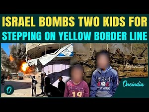 Heartbreaking Scenes in Gaza: Israel Kills Two Children Near Yellow Line, Father Mourns in Shock