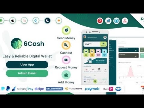 How to install 6Cash - Digital Wallet Mobile App with Laravel Admin Panel Version 4.3 15 May 2024