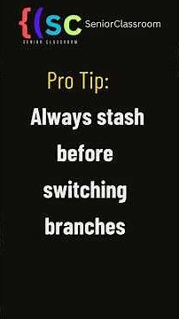 How to use Git stash #shorts #git #github #ai #softwaredevelopment #softwareengineer
