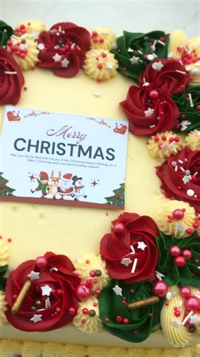 This is me using this beautiful piece from the bakery @cakesbylamide to wish everyone of you merry Xmas and happy new year in advance ,may this season radiate into your life and make it as colourful and beautiful as this cake ….merry Xmas to you once again ,thank you for sticking with the brand all through the year ,your patronages is highly appreciated #cakesbylamide #cakesinayobo #naijabakers #xmascake | Cakes By Lamide | Facebook