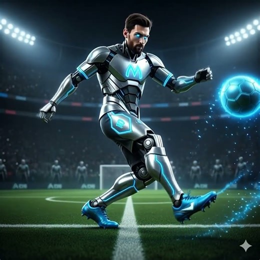 AI Football Battle: Ronaldo vs Messi - Future of Soccer