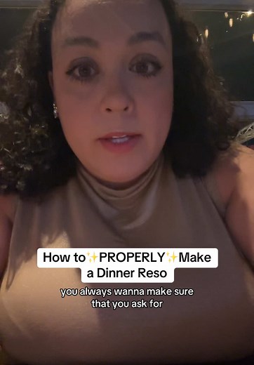 How to Properly Make a Dinner Reservation