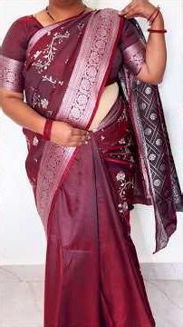 trendy saree draping tutorial for navratri