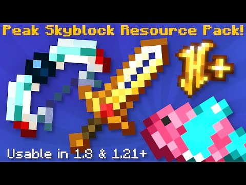 This Skyblock Resource Pack is AMAZING! (Hypixel Skyblock 1.8-1.21+)