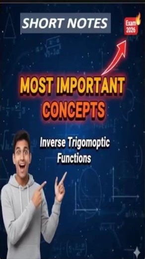 inverse trigonometry functions short notes . #viral #universe #students
