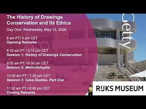 The History of Drawings Conservation and Its Ethics: An Online Symposium (Day 1)