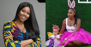 Yvonne Nelson flaunts her large compound and cars in new photo; fans amazed