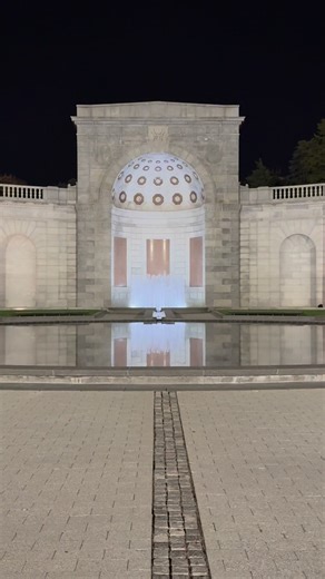 The Military Women’s Memorial all dressed up in celebration of its 28th anniversary (October 18). The Memorial is located at the entrance to Arlington National Cemetery. #MWMcelebrate28 | Military Women's Memorial