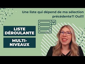 Apprends à créer des menus déroulants interactifs multi-niveaux dans Excel pour tout type de projet