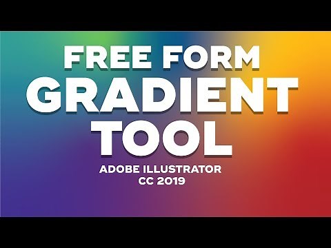 How to use free form GRADIENTS in Illustrator 2022