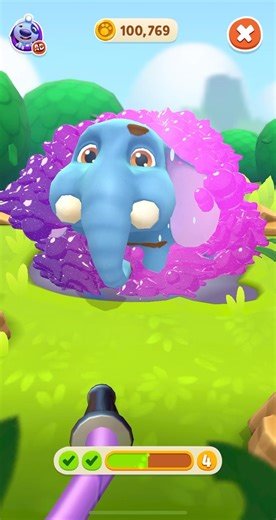 My Hank Clean Elephant So Cute 🥰 #talkingtomversion #hank #funny #gameplay #talkingtom