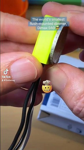 Theben 5400130 DIMAX 540 plus B: The world's smallest flush-mounted dimmer #shorts #diy #electrician