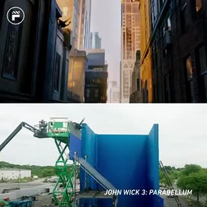 908K views · 4.5K reactions | Keanu Reeves’ John Wick stunt-double throwing himself off a makeshift building. 勞 ➡️ via Instagram.com/filmthusiast | FilmFreeway | Facebook