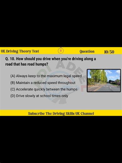 25 Question Driving Theory Test Challenge