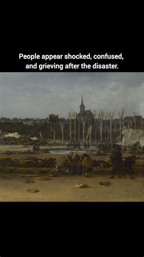 Delft Thunderclap: The Day Delft Was Destroyed#history #shorts
