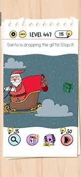 Brain Test Level 447 Walkthrough