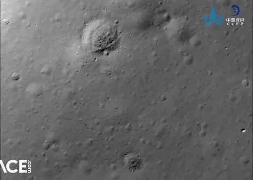 The moon's thin atmosphere is made by constant meteorite bombardment