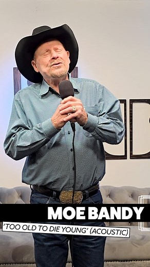 Texas honky tonk legend Moe Bandy is still putting out new music and touring at 81 years of age. He stopped our Nashville studio and gave us this performance of his 1987 top 10 single 'Too Old To Die Young' | Godtube Music