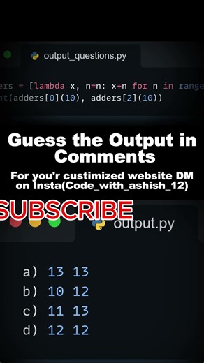 Guess the Output in Python || Video 55 ||
