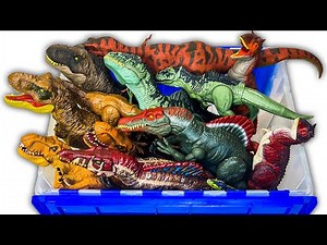 NEW Jurassic World GIGANOTOSAURUS, T-REX, SPINOSAURUS, CARNOTAURUS Dino Collection!