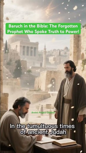 Baruch in the Bible: The Forgotten Prophet Who Spoke Truth to Power!