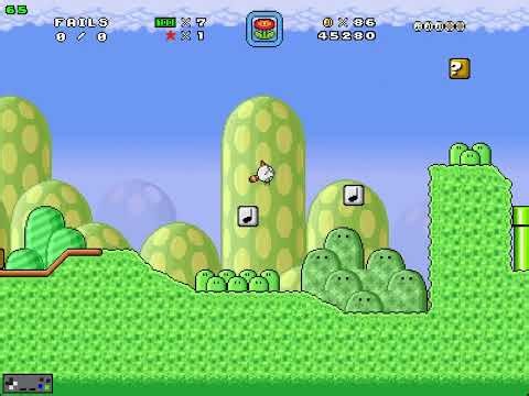 Super Mario Bros. X (SMBX) Demo playthrough - Vengeance on Redigit