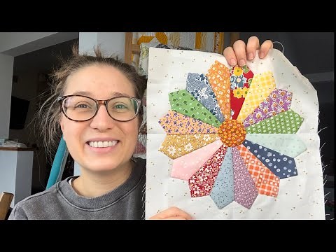 How to Sew a Dresden plate- 2023 Scrappy Sampler- Block 10