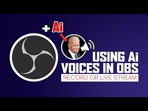 How to get an AI Voice Changer in OBS! Any Voice you want!