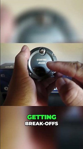 Beach Bomber Fishing talking Magnetic Cast Control on the Cortez Reels