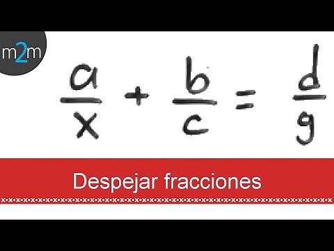 Como DESPEJAR una Fórmula con Fracciones │ ejercicio 2