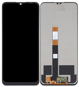 LCD with Touch Screen for Nokia G60 - Black (display glass combo folder)