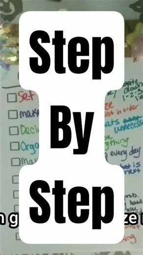 #youtubeshorts #foryou #getorganized #howtofixit #lists #thisworks #stepbystep #organization #clean